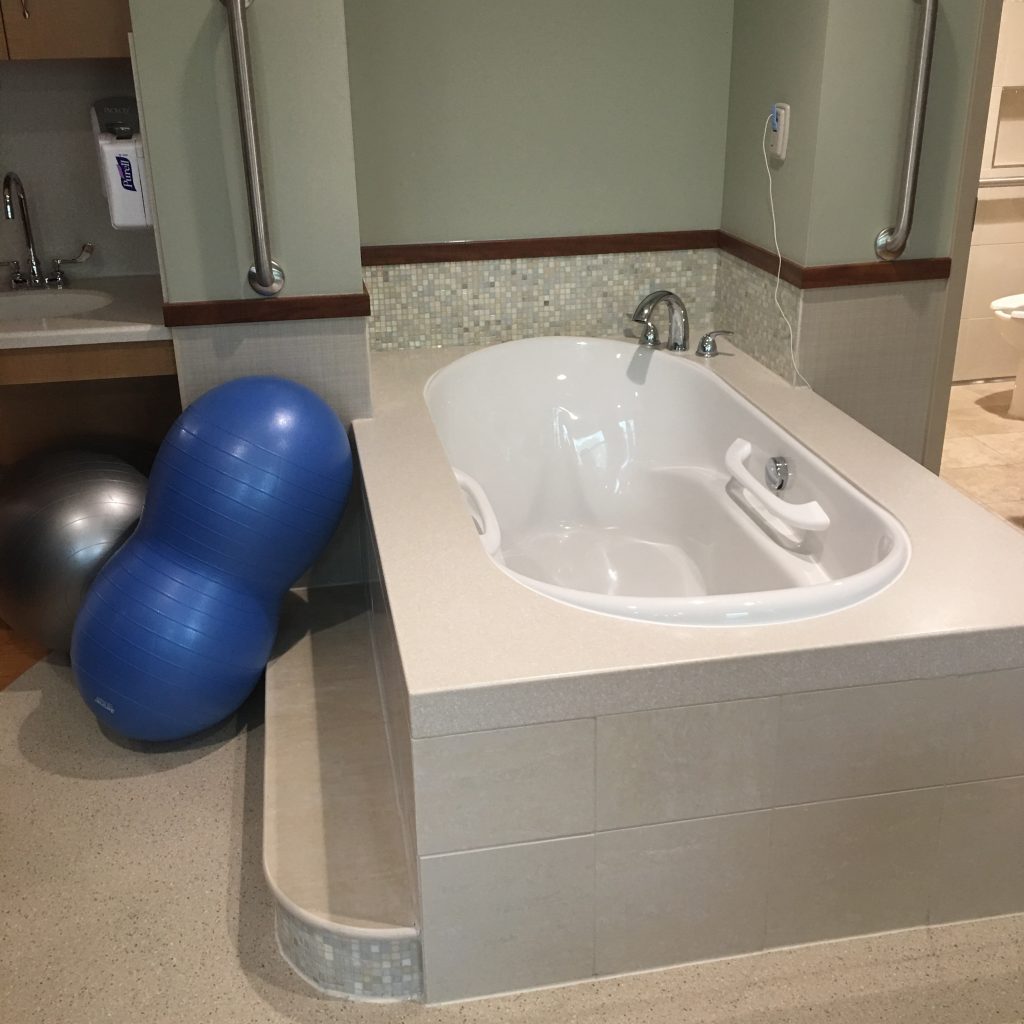 Birth tub at Riverside